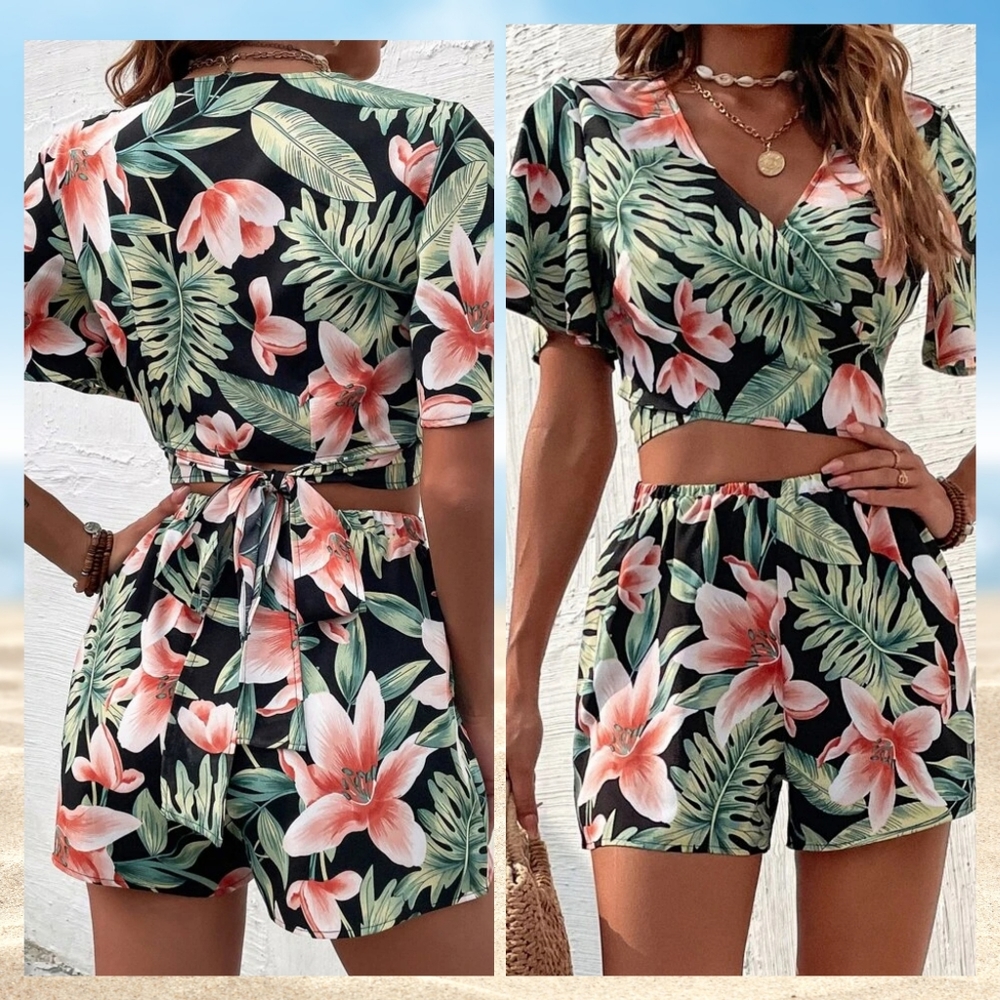Crop Top & Shorts
